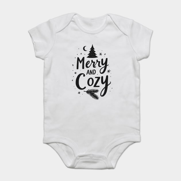 Merry and Cozy Baby Bodysuit by Frank Ring